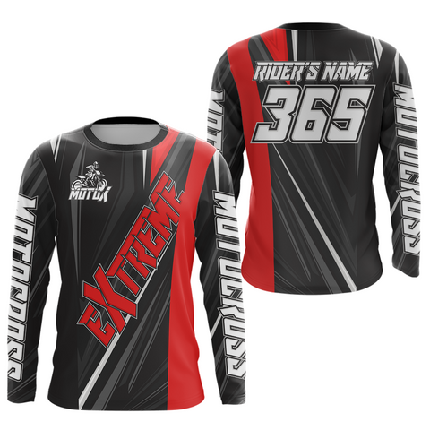 Maxcorners Custom Extreme Motocross Jersey Dirt Bike Shirt Motorcycle Jersey Team Shirt MX Jersey LM2809
