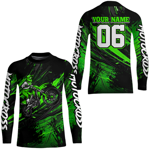 Maxcorners Adult&Kid Custom Motocross Jersey UPF30+ MX Racing Dirt Bike Shirt Men Women| MT2809