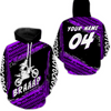 Maxcorners Custom Dirt Bike Jersey Purple Motocross Jersey Upf30+ Mens Racing Shirt| MT2809