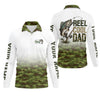 Maxcorners Reel Cool Dad Fishing SPF Shirt For Men, Custom Fishing Shirts, Fisherman Outfit, Mens Casual Shirts