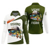 Maxcorners Wishin' I Was Fishin' Fishing Shirt, Funny Fisherman Shirt For Men, Custom Fishing Gift
