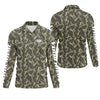 Maxcorners Camo Fishing Shirt for Men, Long Sleeve UPF Performance Fishing Shirt, Outdoor Angler Shirt