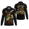 Maxcorners I Just Want To Drink Beer And Jerk My Rod Bass Fishing Shirt, Funny Fishing Shirt, Gift For Fisherman