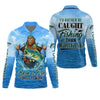 Maxcorners I’d Rather Be Caught Fishing Than Working Fishing UPF Shirts, Bigfoot Fishing Shirt, Funny Fishing Shirt