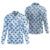 Maxcorners Texas Camo Blue Fishing UPF Shirts, Performance Fishing Shirts, Fishing Gifts For Men, Men's Fishing Shirt