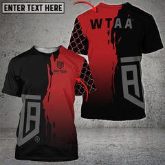 Maxcorners Personalized Name, Team Name 3D Unisex Shirt For W T A A