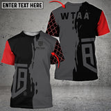 Maxcorners Personalized Name, Team Name 3D Unisex Shirt For W T A A
