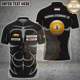 Maxcorners Billiards Shirt Personalized Name, Team Name Unisex 3D Shirt