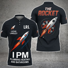 Maxcorners Dartboard Personalized Name, Team Name 3D Shirt For Phil