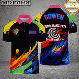 Maxcorners Darts Personalized Name 3D Unisex Shirt For Paula