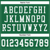 Maxcorners Custom Kelly Green White Mesh Authentic Football Jersey LM2605