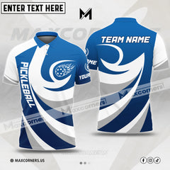 MaxCorners Pickleball Personalized Name & Team Name 3D Shirt (4 colors)