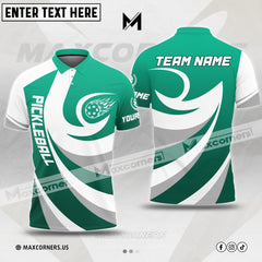 MaxCorners Pickleball Personalized Name & Team Name 3D Shirt (4 colors)