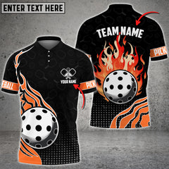 MaxCorners Personalized Name Pickleball 3D Polo Shirt