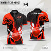 Maxcorners Bowling Wolf Customized Name & Team Name 3D Shirt (6 colors)