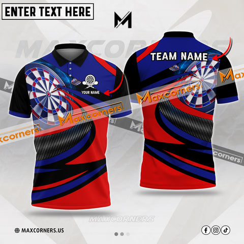 Maxcorners Darts Personalized Name, Team Name 3D Shirt