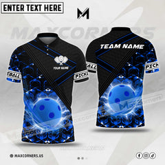 Maxcorners Pickleball Mutilcolor Options Personalized Name & Team Name 3D Shirt (4 colors)