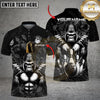 Maxcorners Bowling Gorilla Strike Multicolor Customized Name, Team Name 3D Shirts