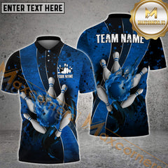 Maxcorners Ball Flame Bowling Jersey Multicolor Options Personalized Name, Team Name 3D Shirt