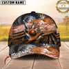 Maxcorners Bowling Drift Paint Splash Multicolor Personalized Name 3D Cap