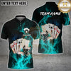 Maxcorners Blazing Royal Flush Multicolor Customized Name, Team Name 3D Shirt