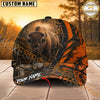 Maxcorners Hunting Lace-Up Orange Forest Personalized 3D Cap
