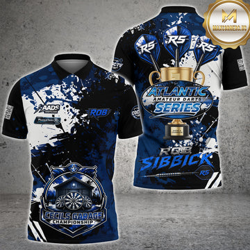 Maxcorners Personalized Rob Sibbick Polo Shirt Dart Series Shirt For CGC Darts