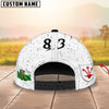 Maxcorners Darts American Flag White Grunge Personalized Name 3D Cap For Thomas