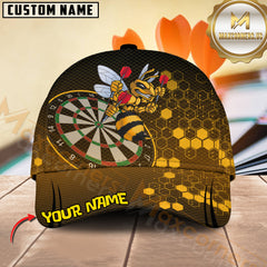 Maxcorners Darts Bee Dartboard Personalized Name 3D Cap
