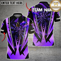 Maxcorners Royal Gold Darts Champion Multicolor Customized Name, Team Name 3D Shirts