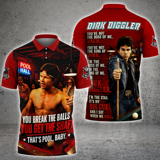 Maxcorners Custom Billiard 3D Shirt For Dirk