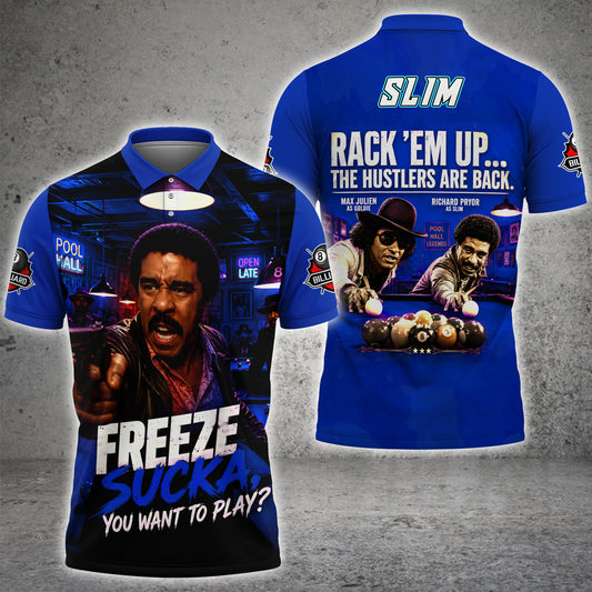 Maxcorners Custom Billiard 3D Shirt For Slim