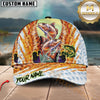 Maxcorners Fishing Tropical Ocean Personalized 3D Cap (13 Breeds)