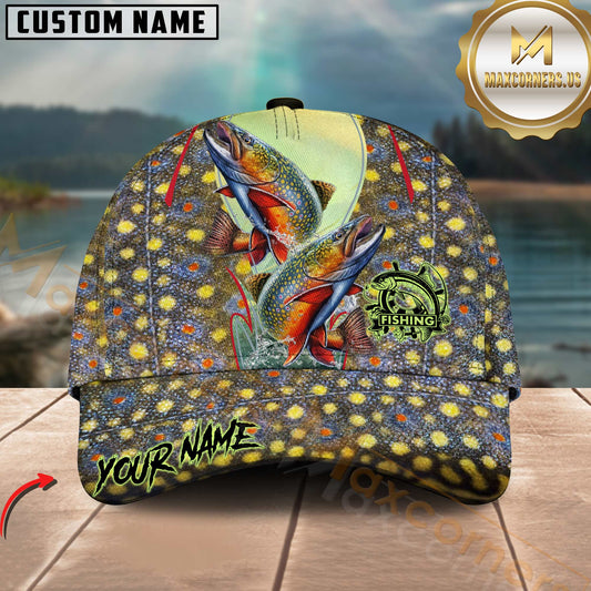 Maxcorners Fishing Tropical Ocean Personalized 3D Cap (13 Breeds)