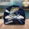 Maxcorners Fishing Jersey Blue Water Personalized 3D Cap (6 Breeds)
