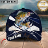 Maxcorners Fishing Jersey Blue Water Personalized 3D Cap (6 Breeds)