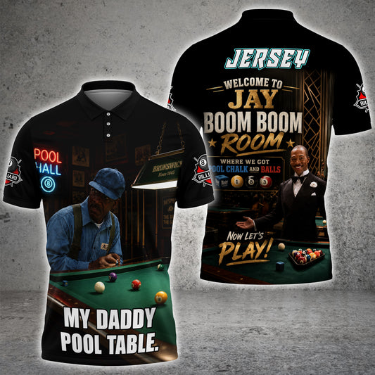 Maxcorners Custom Billiard 3D Shirt For Jersey