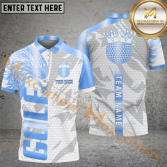 Maxcorners Ball Premium Golf Jersey Multicolor Option Customized Name, Team Name 3D Polo Shirt