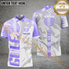 Maxcorners Ball Premium Golf Jersey Multicolor Option Customized Name, Team Name 3D Polo Shirt