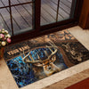 Maxcorners Collab Artist Deer Hunting Camo Ver2 Personalized Name 3D Doormat