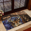 Maxcorners Collab Artist Deer Hunting Camo Ver2 Personalized Name 3D Doormat