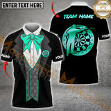 Maxcorners Formal Tuxedo Darts Team Jersey Personalized Name, Team Name 3D Polo Shirt