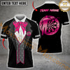 Maxcorners Formal Tuxedo Darts Team Jersey Personalized Name, Team Name 3D Polo Shirt