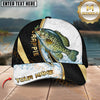 Maxcorners Fishing Gold Black Dynamic Jump Personalized 3D Cap (11 Breeds)