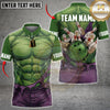Maxcorners Bowling Muscle Strike Personalized Name 3D Unisex Shirt