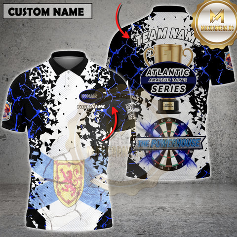 Maxcorners Darts Shattering Break Wall Multicolor Personalized Name, Team Name 3D Unisex Shirt For CGC