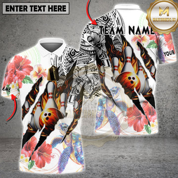 Maxcorners Darts Polynesian Dartboard Hibiscus Turtle Multicolor Customized Name, Team Name 3D Shirt