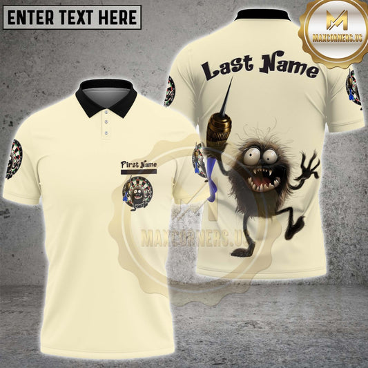 Maxcorners Darts Mascot Customized Name, Team Name 3D Shirts For Stevenserio