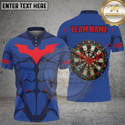 Maxcorners Dart Target Design Personalized Name 3D Unisex Shirt