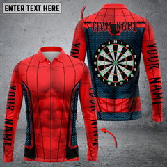 Maxcorners Darts Spider Dartboard Champion Personalized Name, Team Name 3D Shirt
